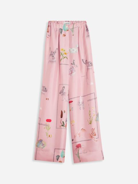Lanvin Pink Silk Pants | italist | REVERSIBLE