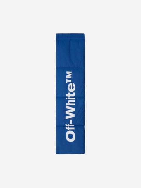 Off-White Bounce Logo-Print Quilted Padded Shell Scarf
