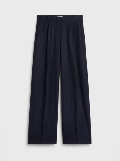 TOTEME Wide flannel trousers navy