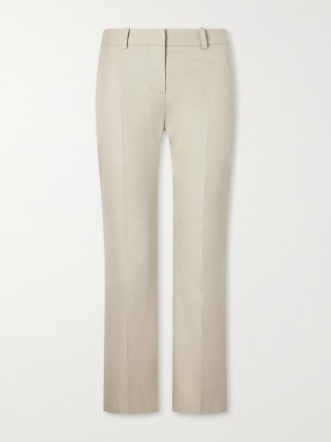 BALENCIAGA Cotton-gabardine Straight-leg Trousers