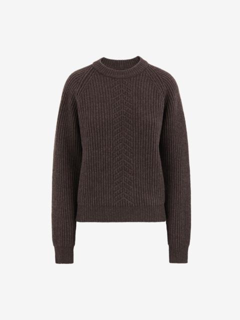 Maison Margiela Cable knit wool sweater