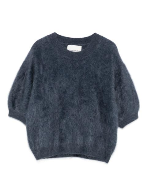 LISA YANG puff-sleeve cashmere sweater