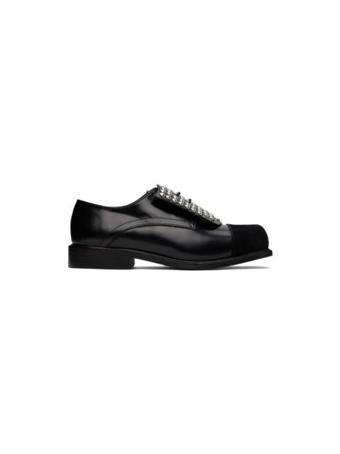 STEFAN COOKE Black Studded Shield Derbys