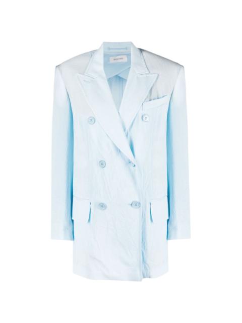 Sportmax fitted double-breasted button blazer