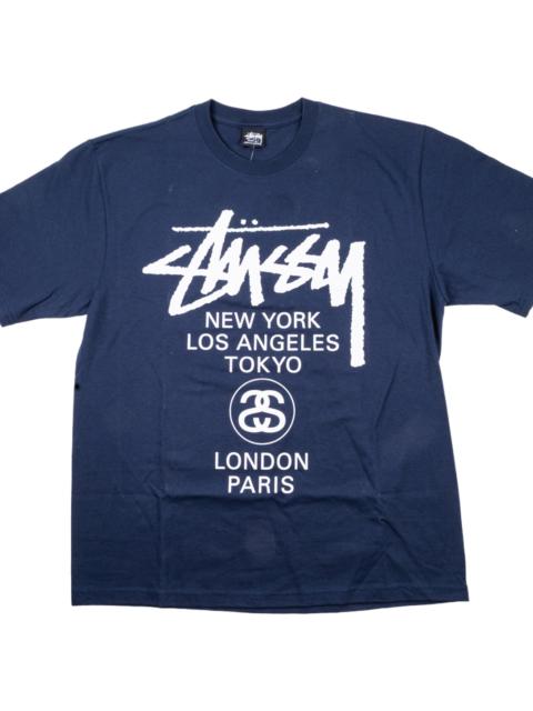 Stüssy World Tour Tee "Navy" STUS308