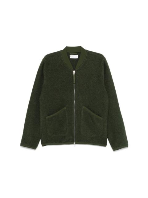 Universal Works wool fleece bomber jacket