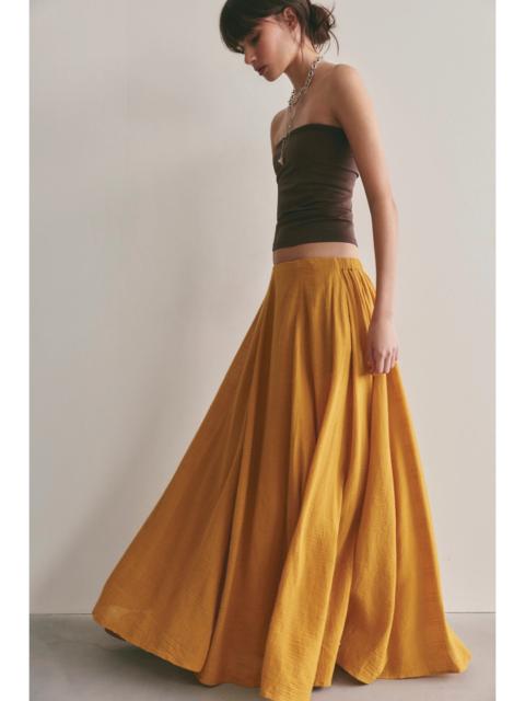 FREE PEOPLE Ives Solid Maxi Skirt