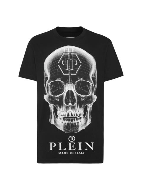 Skull-print cotton T-shirt