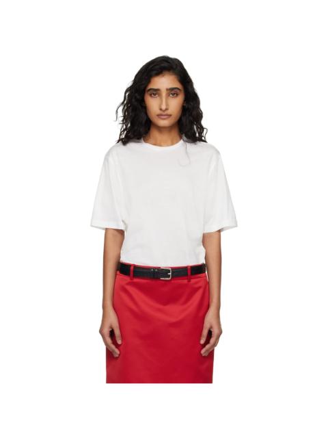 The Frankie Shop White Harper Soft Organic T-shirt