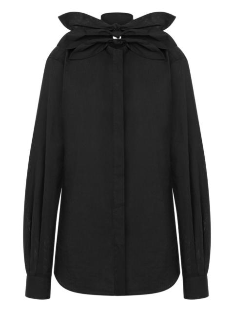 Moschino bow-detail shirt