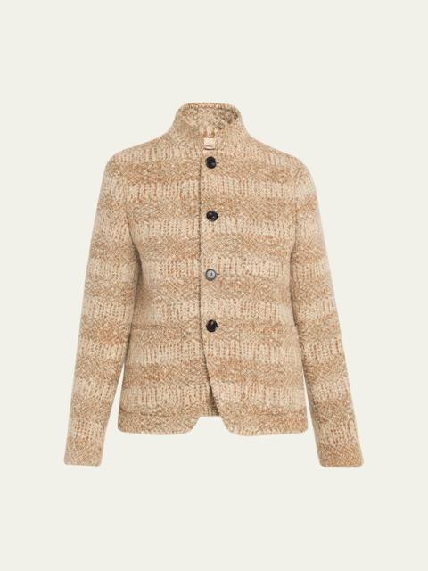 Loro Piana Spagna Wool Mini Single-Breasted Jacket
