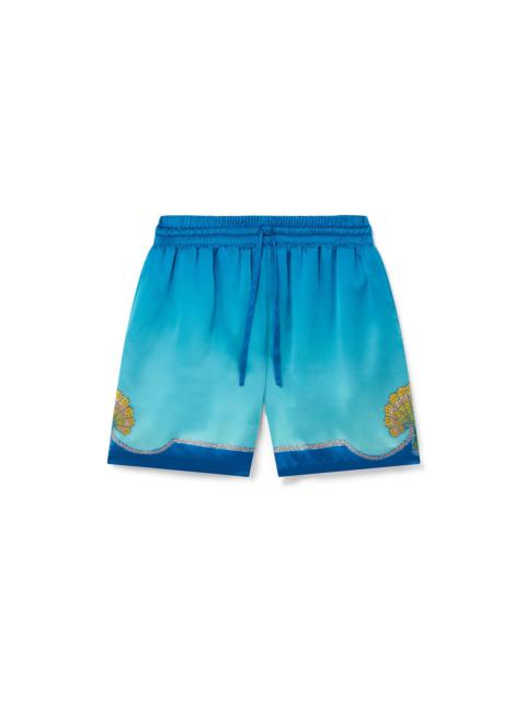 CASABLANCA Coquillage Coloré Silk Shorts