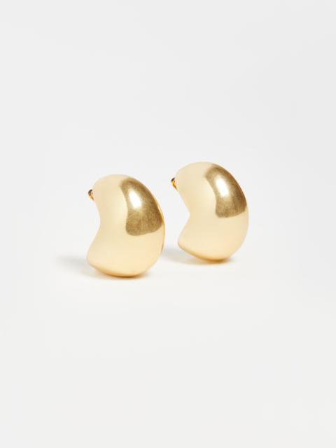 Max Mara FEDRA Logo lobe earrings