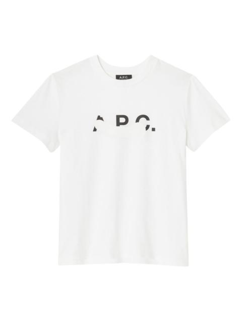 A.P.C. logo-print T-shirt