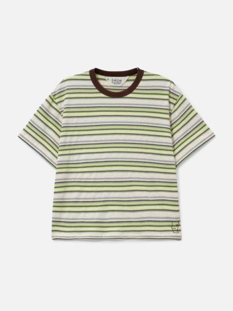 BRAIN DEAD LOOPED STRIPE T-SHIRT
