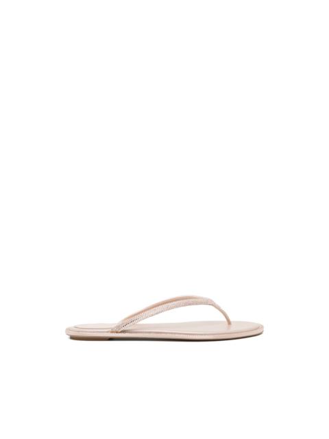 RENE CAOVILLA embellished flat sandals