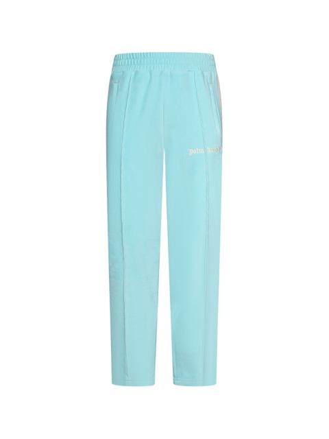 Palm Angels Chenille Classic Track Pants "Light Blue / Off White" PMCJ001S23FAB0024003