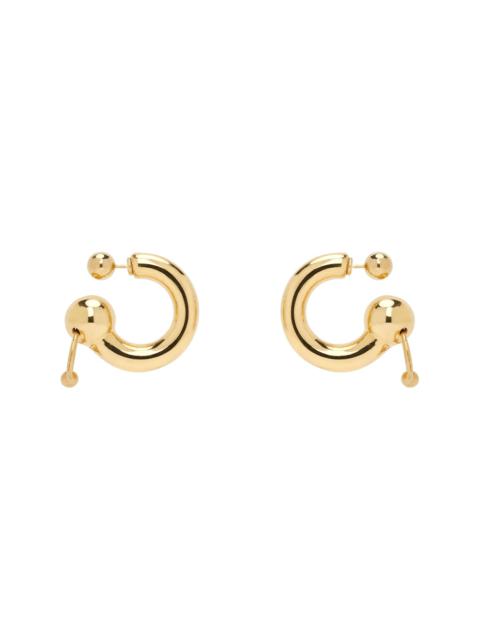 Jean Paul Gaultier Gold 'The Ring' Earrings