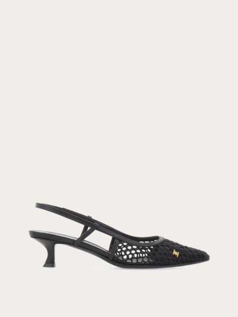 FERRAGAMO Vara chain slingback