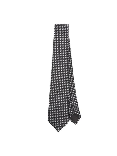 GIORGIO ARMANI patterned-jacquard silk tie