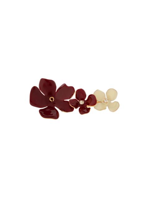Marni crystal-embellished floral brooch