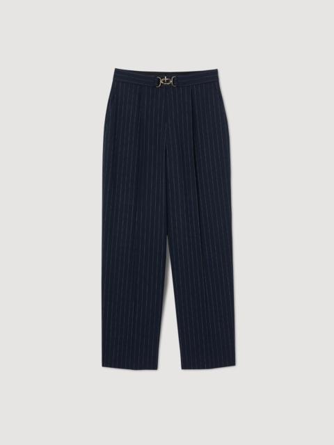 Sandro STRIPED PANTS