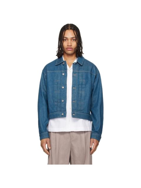 HUGO Blue Logo Patch Denim Jacket