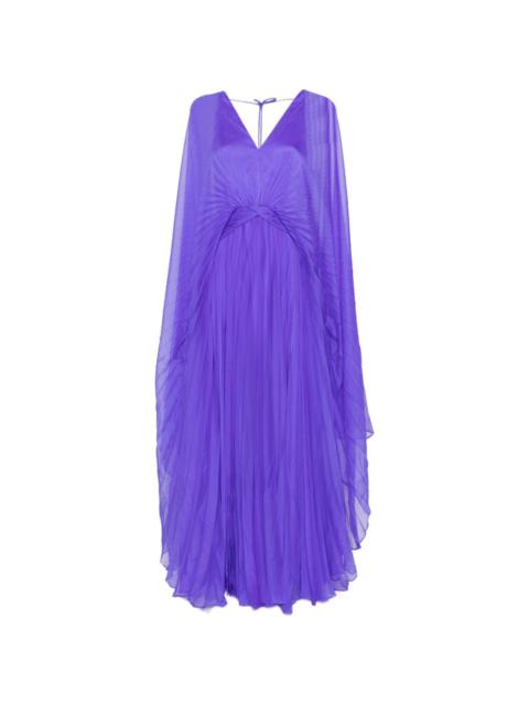 Acler pleated V-neck dress