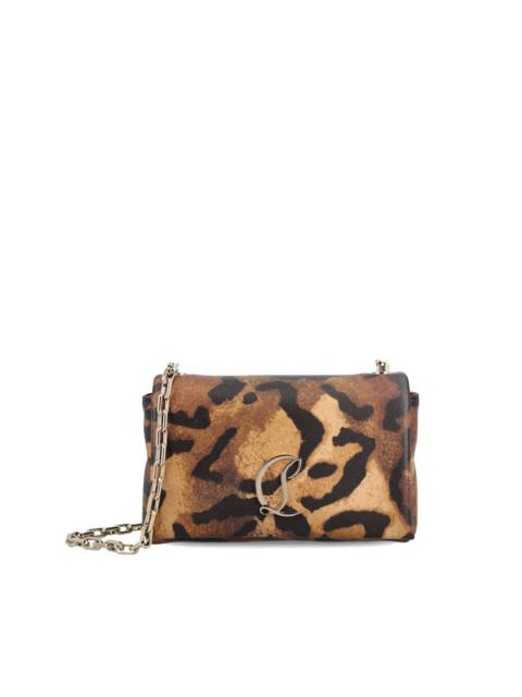 Christian Louboutin Loubi54 leopard-print chain shoulder bag