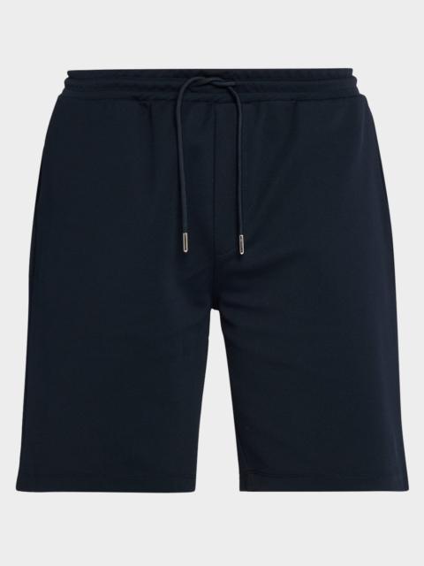 REISS Men's Angus Textured Drawstring Shorts