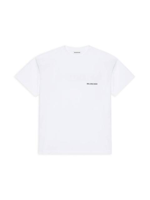 BALENCIAGA Women's Balenciaga Large Fit T-shirt in White