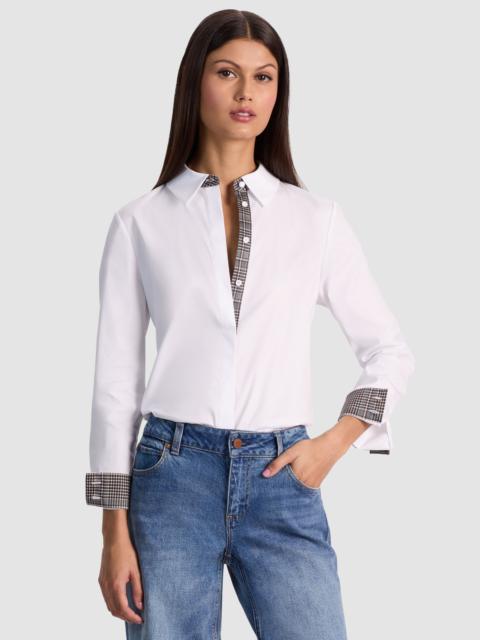 Alice + Olivia PERFECT BUTTON DOWN