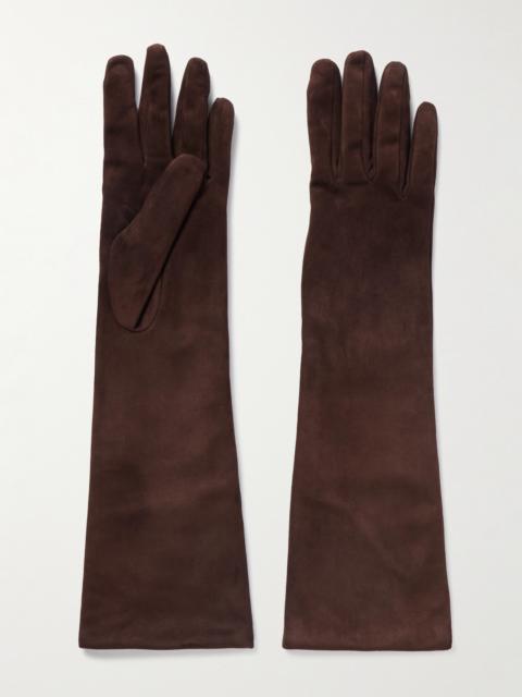 NOUR HAMMOUR Suede Gloves