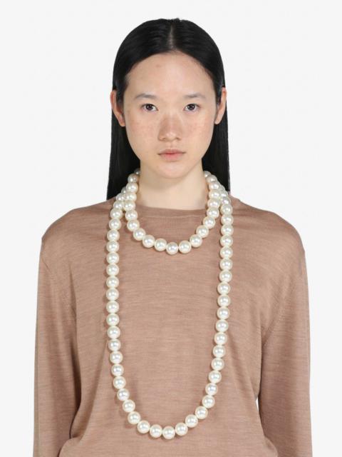 N°21 FAUX-PEARL DOUBLE NECKLACE