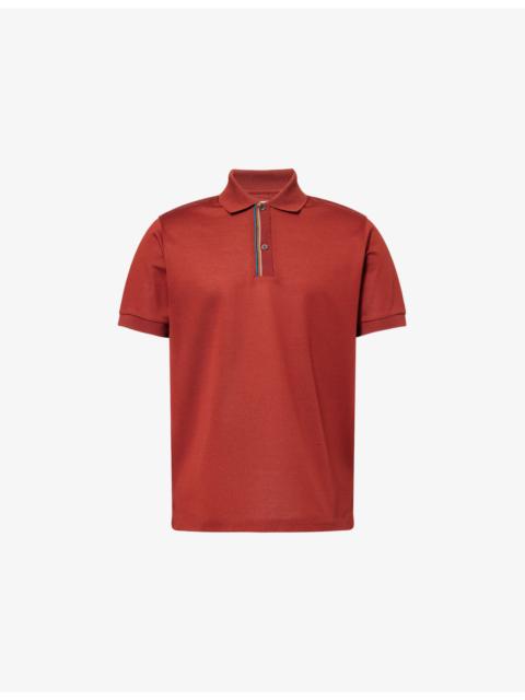 Paul Smith Signature Stripe Short-Sleeve Cotton-Pique Polo Shirt