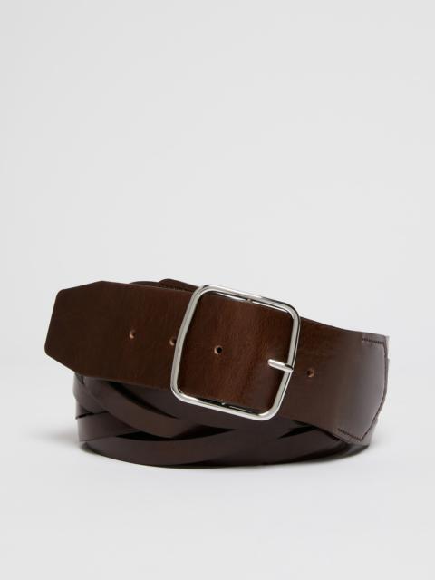 Max Mara DECANO Woven leather belt