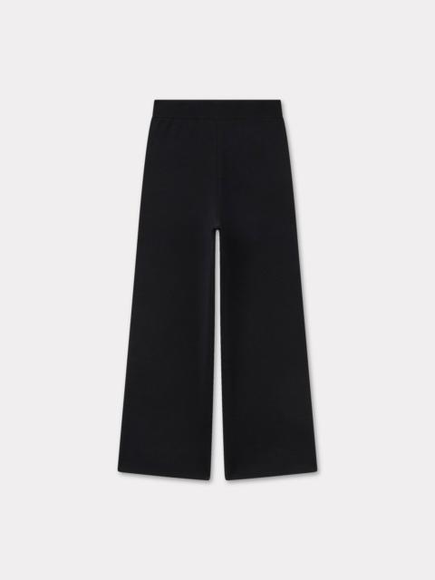 KENZO 'KENZO Pop' embroidered straight pants in merino wool