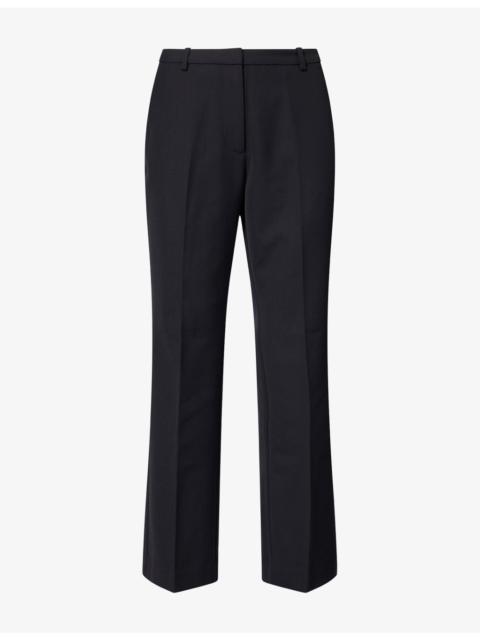 ANINE BING Thomas Straight-Leg Wool-Blend Trousers