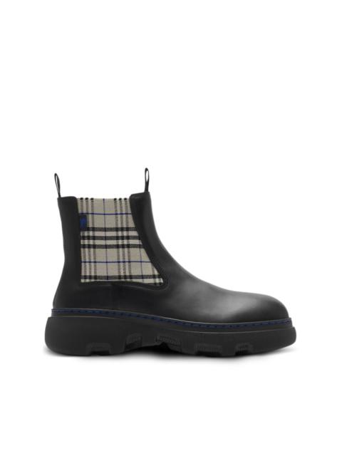 Burberry leather Chelsea boots