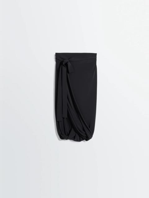 Lemaire SOFT WRAP SKIRT IN VISCOSE CREPE JERSEY