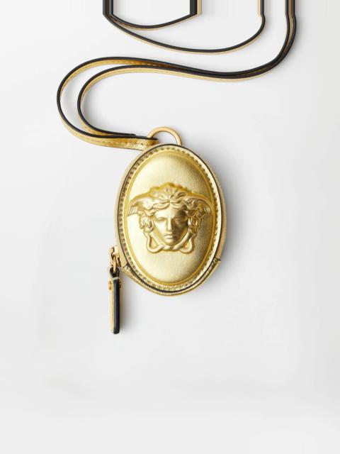 VERSACE Lou Metallic Nappa Coin Purse