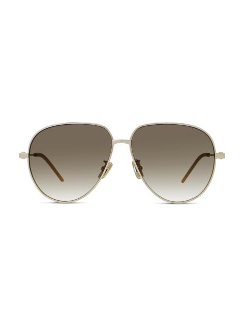 Givenchy Women's GV Speed 60MM Pilot Sunglasses - Gold Gradient Brown