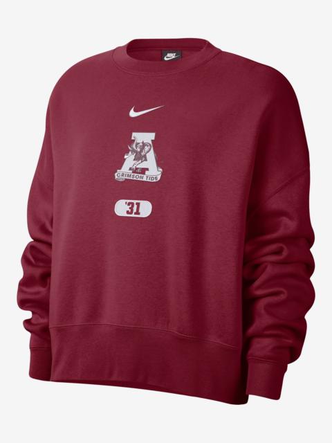 Alabama Nike Women's College Crew-Neck Sweatshirt