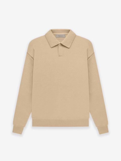 Knit LS Polo