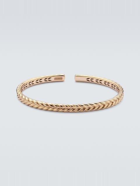 DAVID YURMAN Chevron 18kt gold cuff bracelet