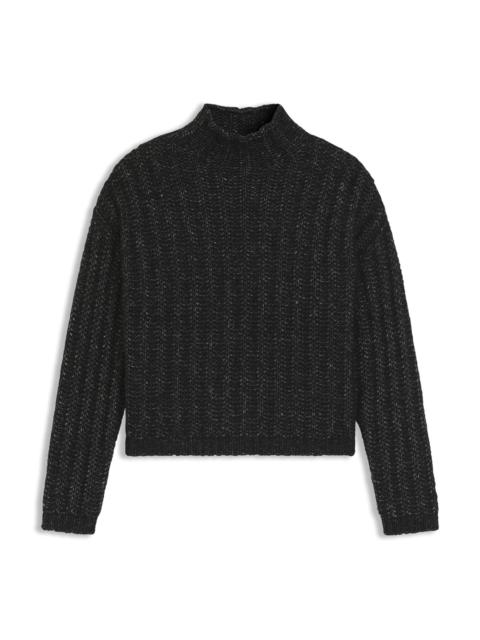 HUGO KNITTED SWEATER WITH RIBBED STRUCTURE