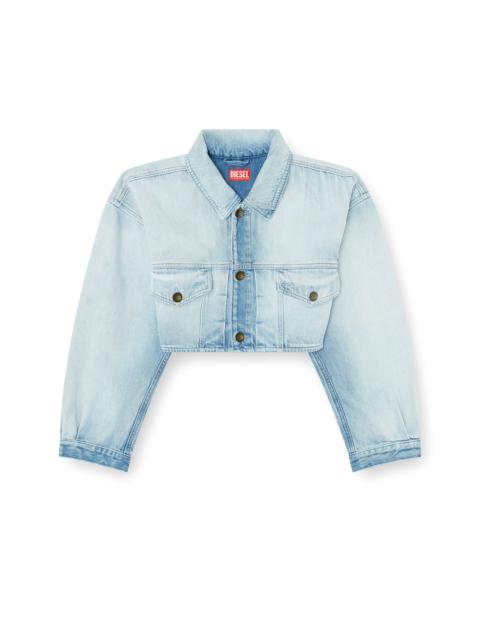 Diesel OVERSIZED CROPPED TRUCKER JACKET
