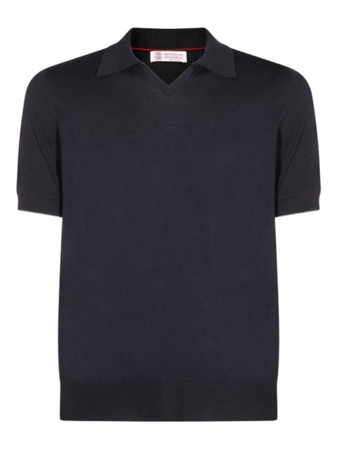 Brunello Cucinelli V-neck short-sleeve top