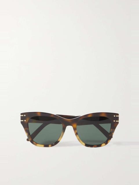 Dior DiorSignature B4I square-frame tortoiseshell acetate sunglasses