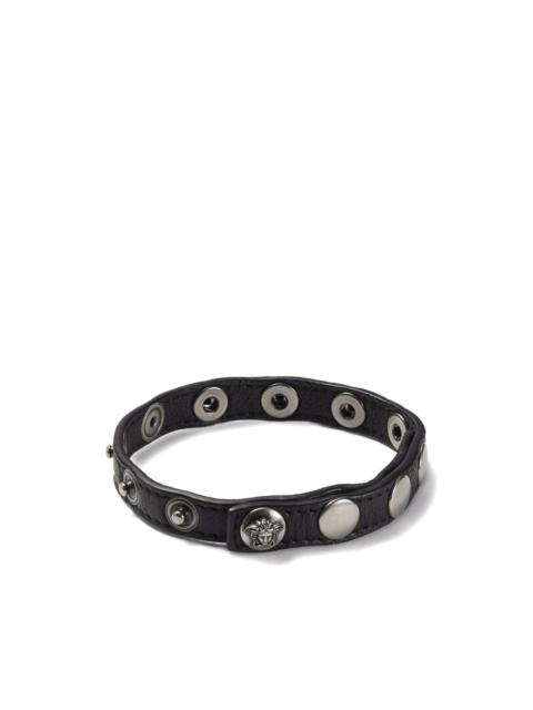 VERSACE The Spike leather bracelet